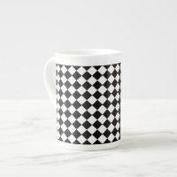 Black and White Diamond Pattern by Shirley Taylor