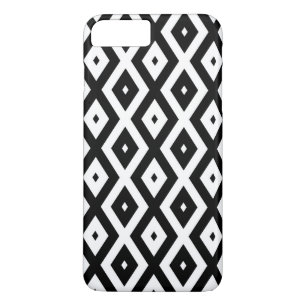 Black and white diamond pattern iPhone 8 plus/7 plus case