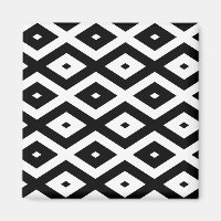 Black and white diamond pattern