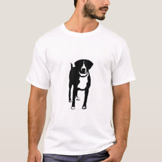 black and white dog T-Shirt