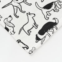 Black and White Dogs Pattern | Cute Canine Lover's