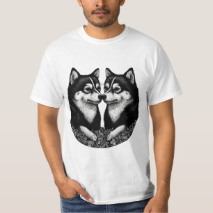 Black and white dogs T-Shirt