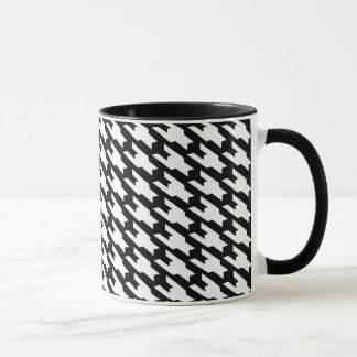 Black And White Dogtooth Mug