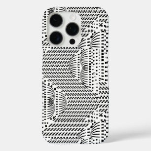 BLACK AND WHITE DOMES iPhone 16 PRO CASE
