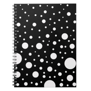 Black and White Dots Notebook