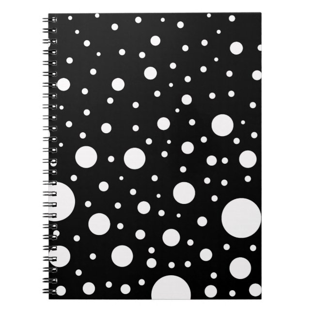 Black and White Dots Notebook (Front)