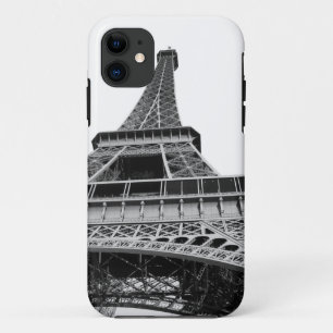 Black and White Eiffel Tower iPhone 11 Case