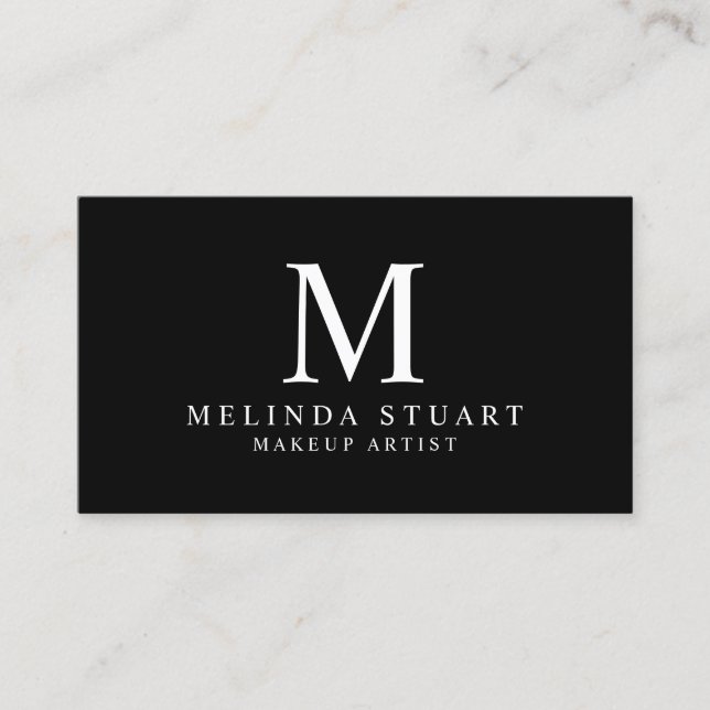 Black and White Elegant Appointment (Front)