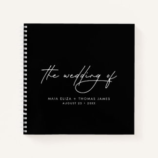 Black and White Elegant Budget-Friendly Guest Book