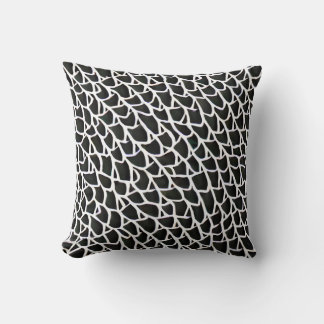 Black and White Elegant Cushion