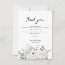 Black and White Elegant Floral Bouquet Modern
