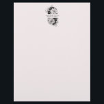 Black and White Elegant Floral Flyer<br><div class="desc">A rustic and elegant business card featuring black and white sketched florals on both sides and all your information in a easily customisable font. Check out our store for more business card options.</div>