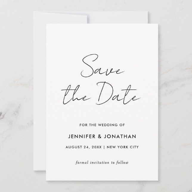 Black And White Elegant Modern Template Minimalist (Front)
