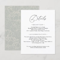 Black and White Elegant Script Details