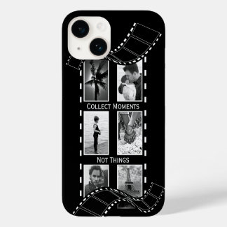 Black and White Film Reel Custom Photo Case-Mate iPhone 14 Case