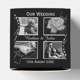Black and White Film Reel Favour Box