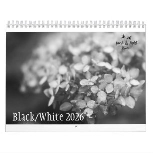 Black and White Fine Art Photography Calendar 2026