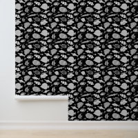 Black and White fish pattern