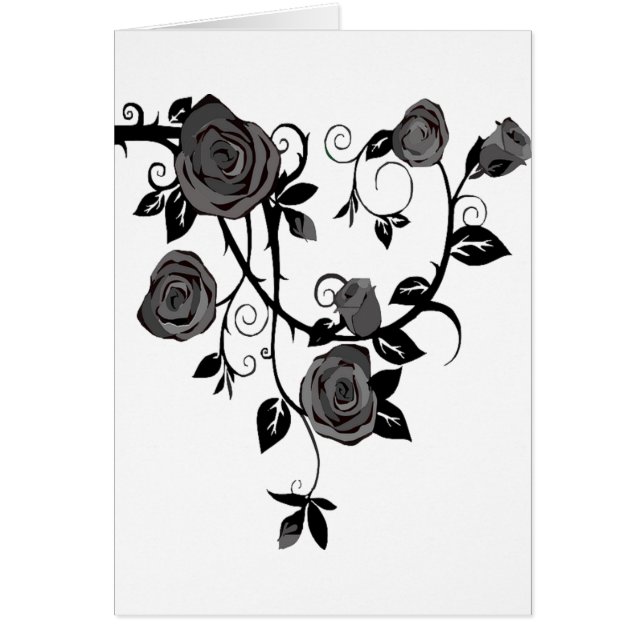 Black And White Floral (Front)