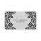 Black And White Floral Design Template