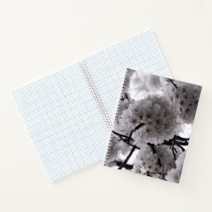 Black and White Floral Notebook