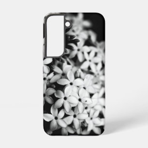 black and white florals samsung galaxy case