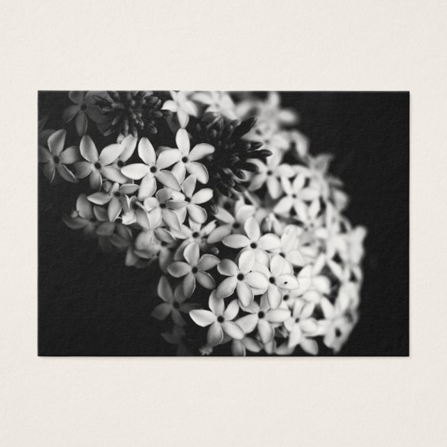 Black and White Flowers (Front)