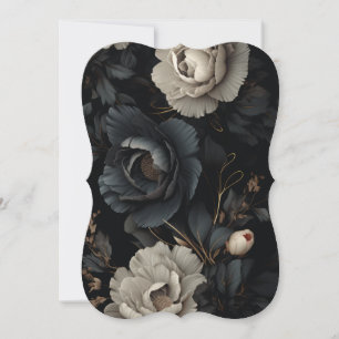 Black and White Flowers