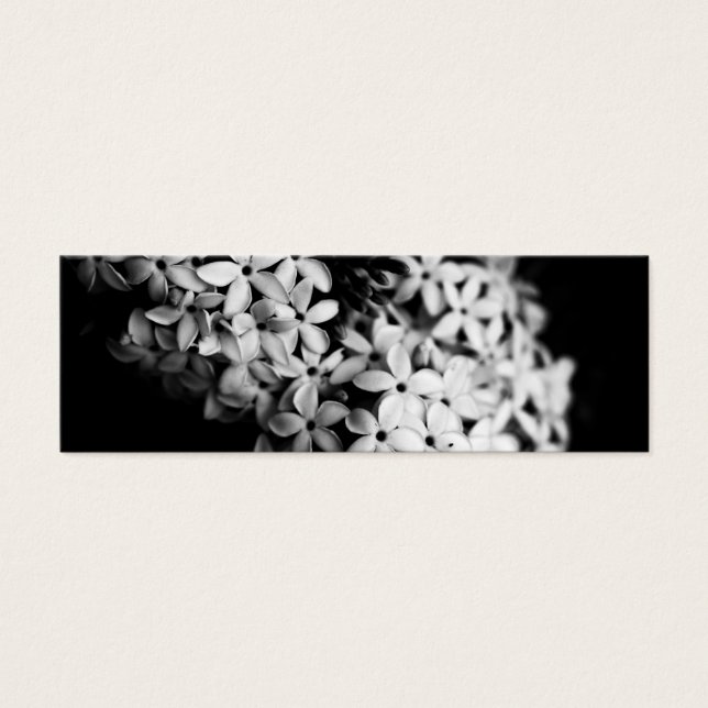 Black and White Flowers (Front)