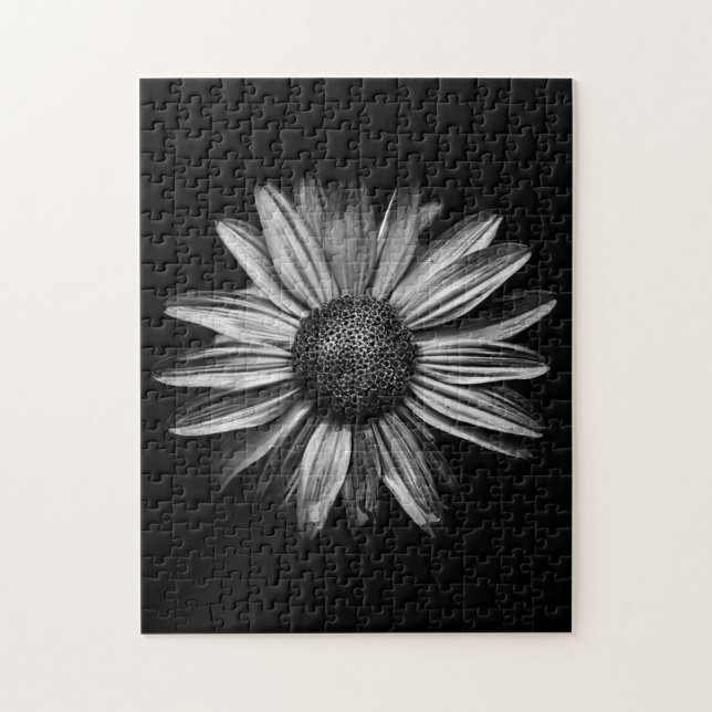 Black And White Flowers 18 Jigsaw Puzzle (Vertical)