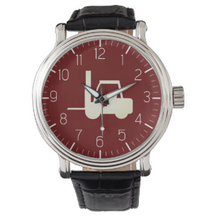 black and white Forklift Watch