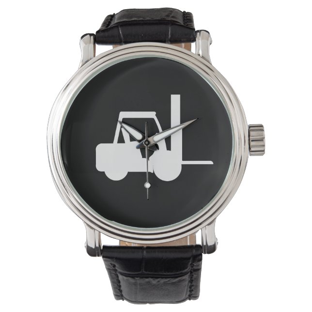 black and white  Forklift Watch (Front)