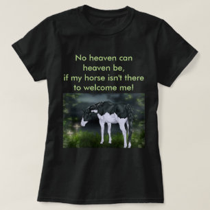 Black and White Frame Overo Paint Horse T-Shirt