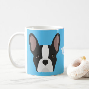 Black and White French Bulldog Coffee Mug