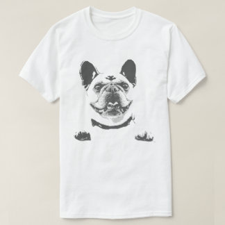 Black and White French Bulldog Men's T-Shirt