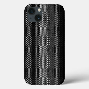 Black and White Funky Cool Pattern iPhone 13 Case