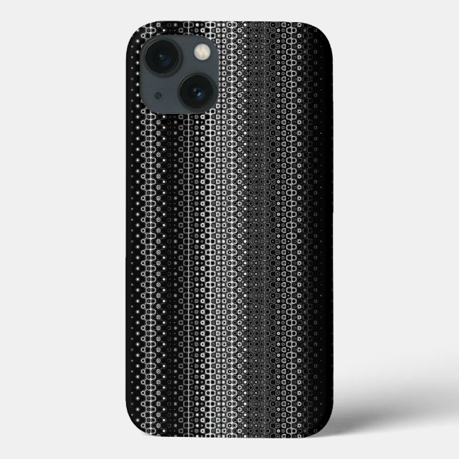 Black and White Funky Cool Pattern Case-Mate iPhone Case (Back)