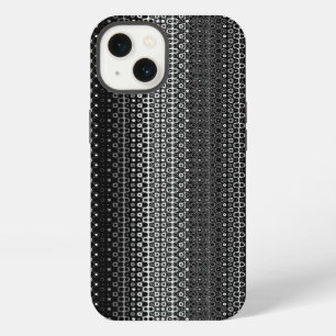 Black and White Funky Cool Pattern iPhone 13 Case