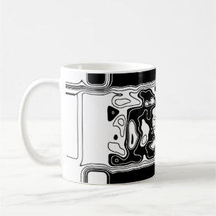 Black And White Geometric Art 1 Coffee Mug