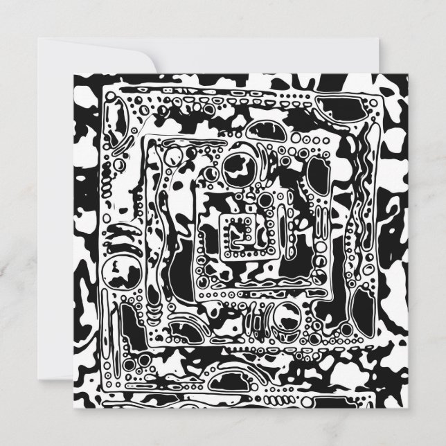Black And White Geometric Art 25 (Front)