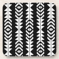 Black and White Geometric Boho Design