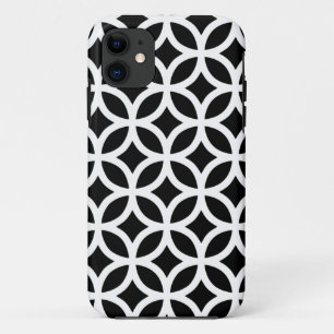 Black and White Geometric iPhone 11 Case