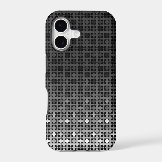 Black and white geometric gradient pattern  (Back)