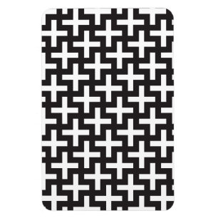 Black and White Geometric Magnet