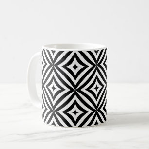 Black and White Geometric Mug