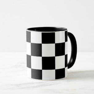 Black and White Geometric Mug