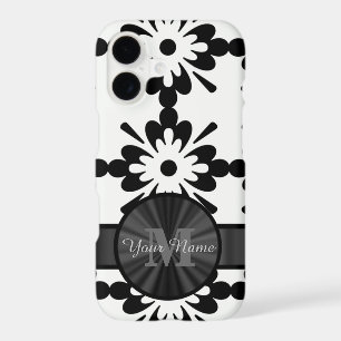 Black and white geometric personalised