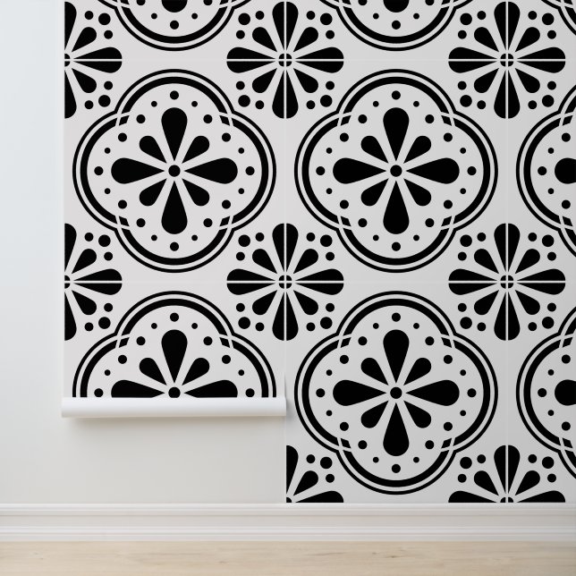 Black And White Geometric Wallpaper (Application)
