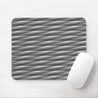 Black and white geometrical pattern mouse mat