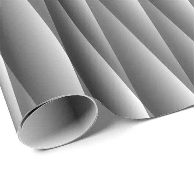 Black and white geometrical pattern wrapping paper (Roll Corner)
